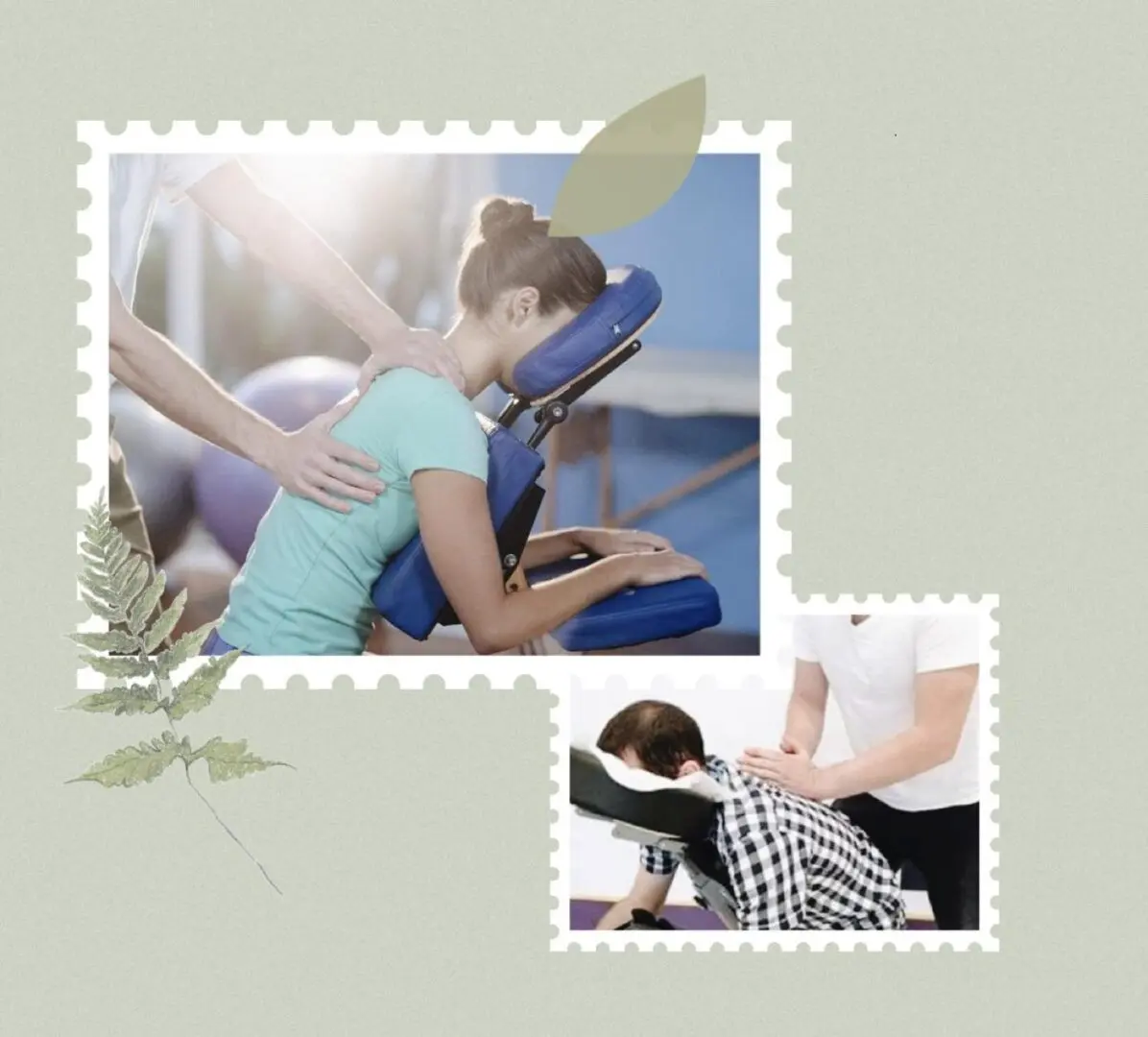 A woman is getting her back checked by an osteopath.